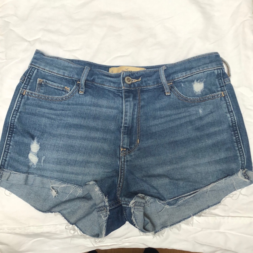 Hollister high waisted denim shorts